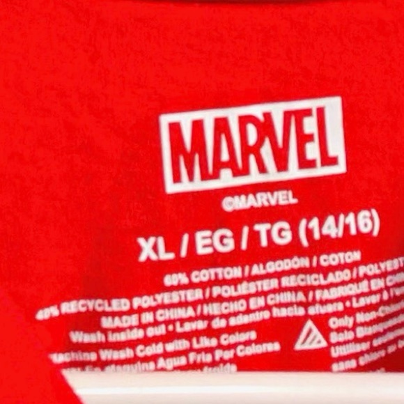 Marvel Red Spider-Man Holiday Tee - Picture 5 of 5